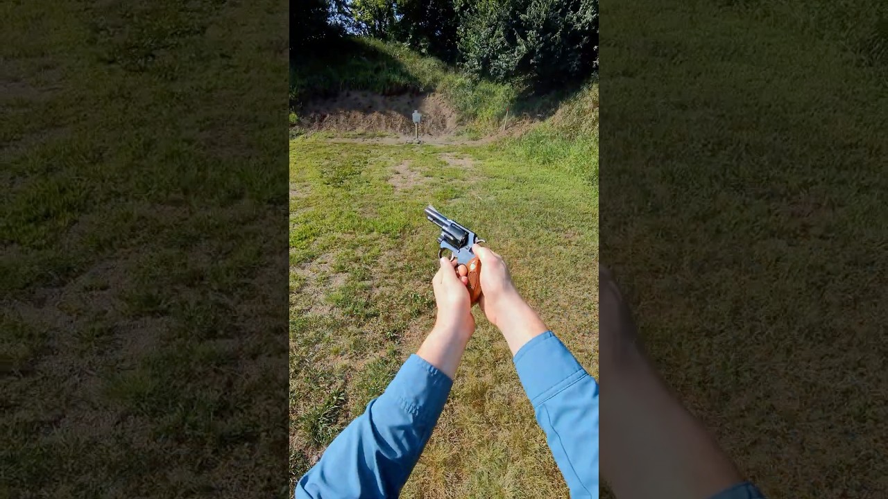 POV Smith & Wesson Model 36 — Slow Fire on Steel 🎯