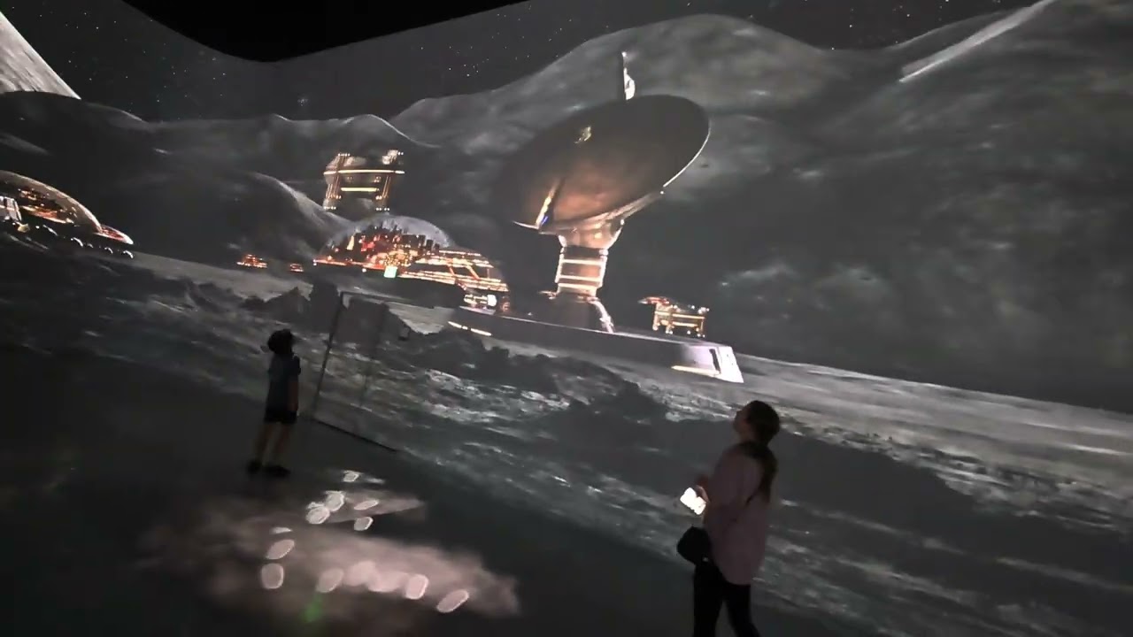 Illuminarium space show immersive environment in Las Vegas, Nevada