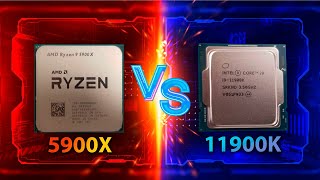 🔎Ryzen 9 5900X vs Core i9-11900K, Rocket Lake против Zen 3, сравнение лучших топ CPU 2021