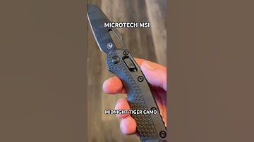 MICROTECH MSI midnight tiger camo #edc #microtechknives #msi