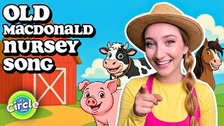 Old Macdonald Had A Farm | Animal Names And Sounds | Toddler Learning & Baby Songs