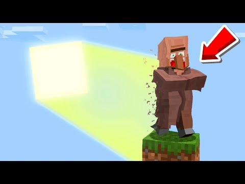 Dejé a Mi Aldeano 24 Horas en el SOL de Minecraft😱