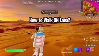 How to Walk on Fire\/Lava in Fortnite Chapter 5 Season Midas Presents: 2 Floor is Lava LTM