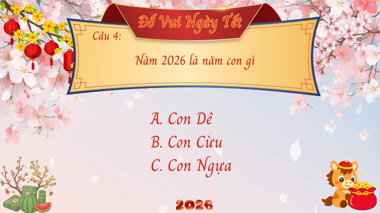 🎉 15 Câu Đố Vui Về Tết Nguyên Đán Việt Nam 2026 🇻🇳 | Bạn Trả Lời Đúng Bao Nhiêu? 🧠✨