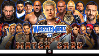 WWE WrestleMania 41 - Dream Card [v5]