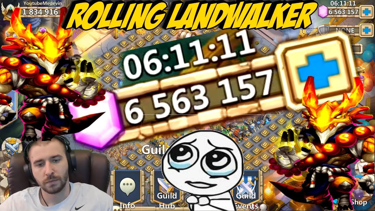 ROLLING LANDWALKER \ ВЫБИВАЮ СКИТАЛЬЦА НА US \ БИТВА ЗАМКОВ \ CASTLE