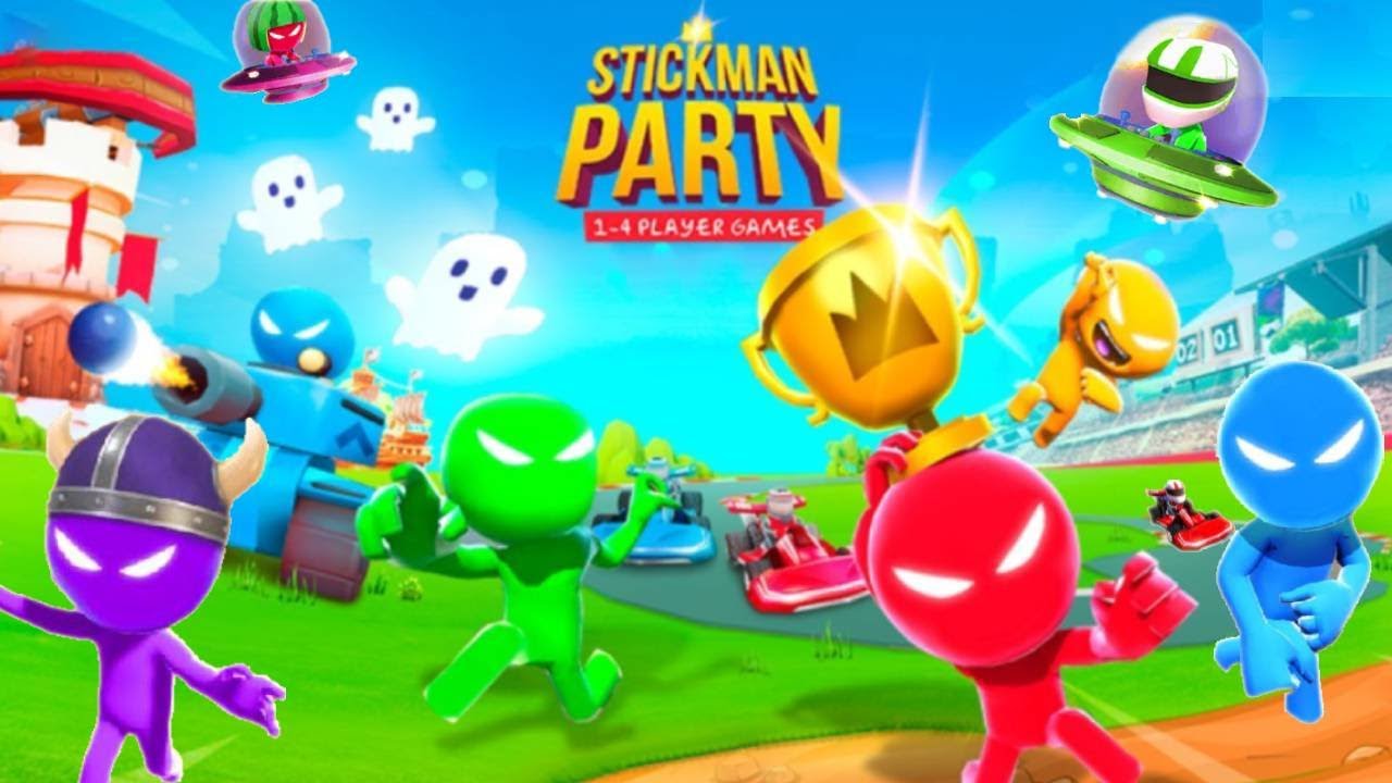 Stickman Party: 4 Player Games - Gameplay Walkthrough Part 1