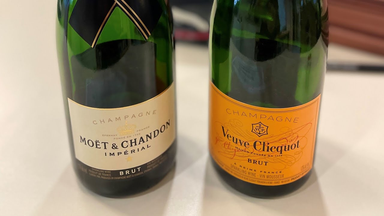 Premium Champagne Review: Veuve Clicquot NV Yellow Label & Moet & Chandon  Brut Imperial 
