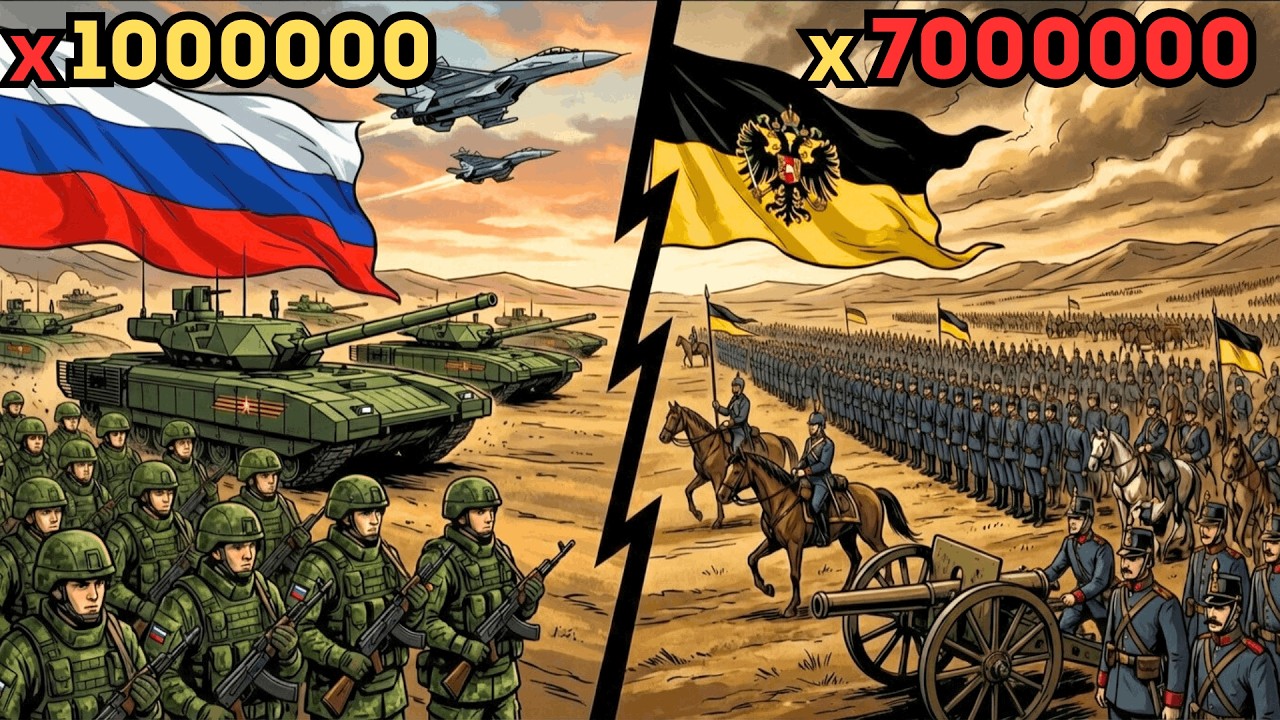 ЧТО ЕСЛИ ВСЯ СОВРЕМЕННАЯ АРМИЯ ПОПАДАЕТ В 1914 ГОД? НАЧАЛО ПЕРВОЙ МИРОВОЙ ВОЙНЫ! Z.O.V. ПРЕДКОВ!