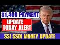 $1,400 CHECK FOR SOCIAL SECURITY? | SSI SSDI MONEY UPDATE
