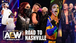 The Inner Circle Implodes + Sammy v Darby TNT Championship + More | AEW Road to Nashville, 2/15/22