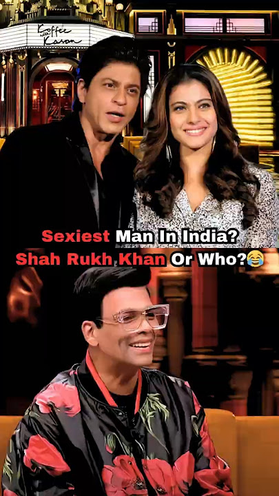 Why Kajol Choose Her Husband Over Shah Rukh Khan🤔Karan Johar #shahrukh #karanjohar #bollywood