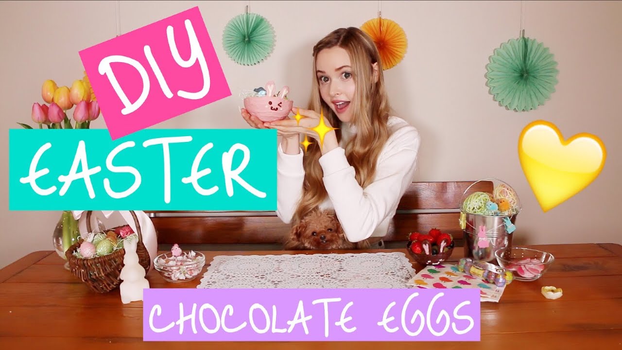 DIY Chocolate Easter Eggs - YouTube