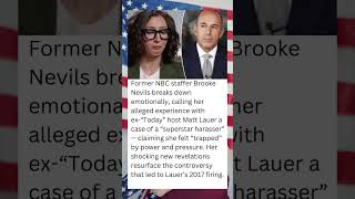 TEARFUL BREAKDOWN: MATT LAUER ACCUSER SPEAKS OUT 🚨
