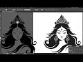 How to Recreate Your Kuldevi Artwork in Adobe Illustrator | Step-by-Step Vector Art Tutorial