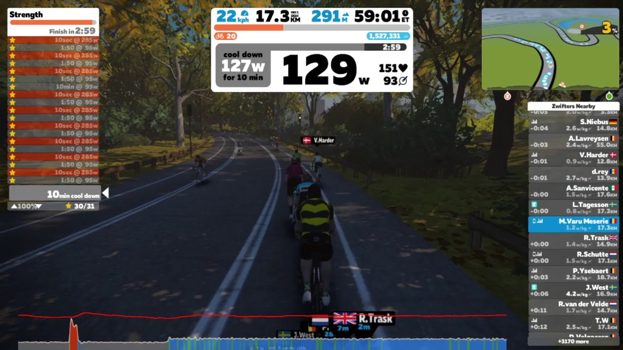 Zwift FTP Builder Week 2 Day 2 YouTube