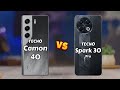 TECNO Camon 40 vs TECNO Spark 30 Pro