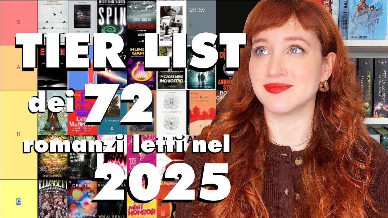72 romanzi: TIER LIST delle letture del 2025!