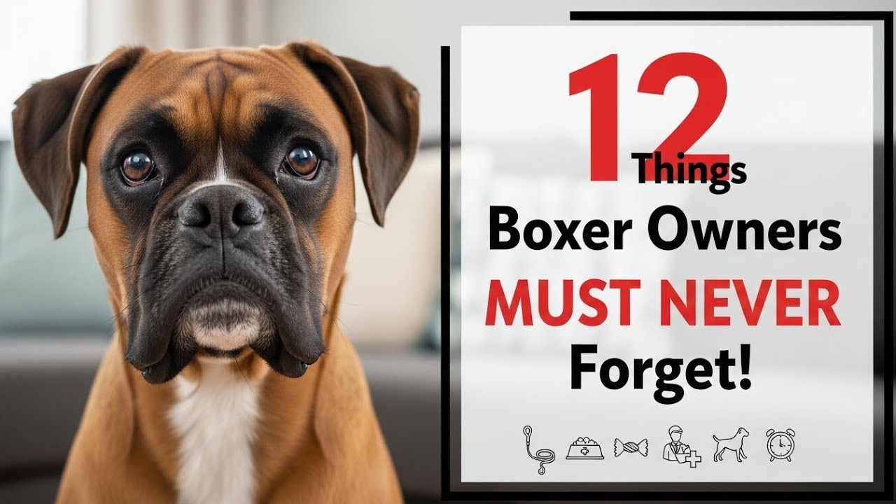 12 вещей, которые владельцы боксеров НИКОГДА не должны забывать! 🐶💪 (важные советы, которые долже...