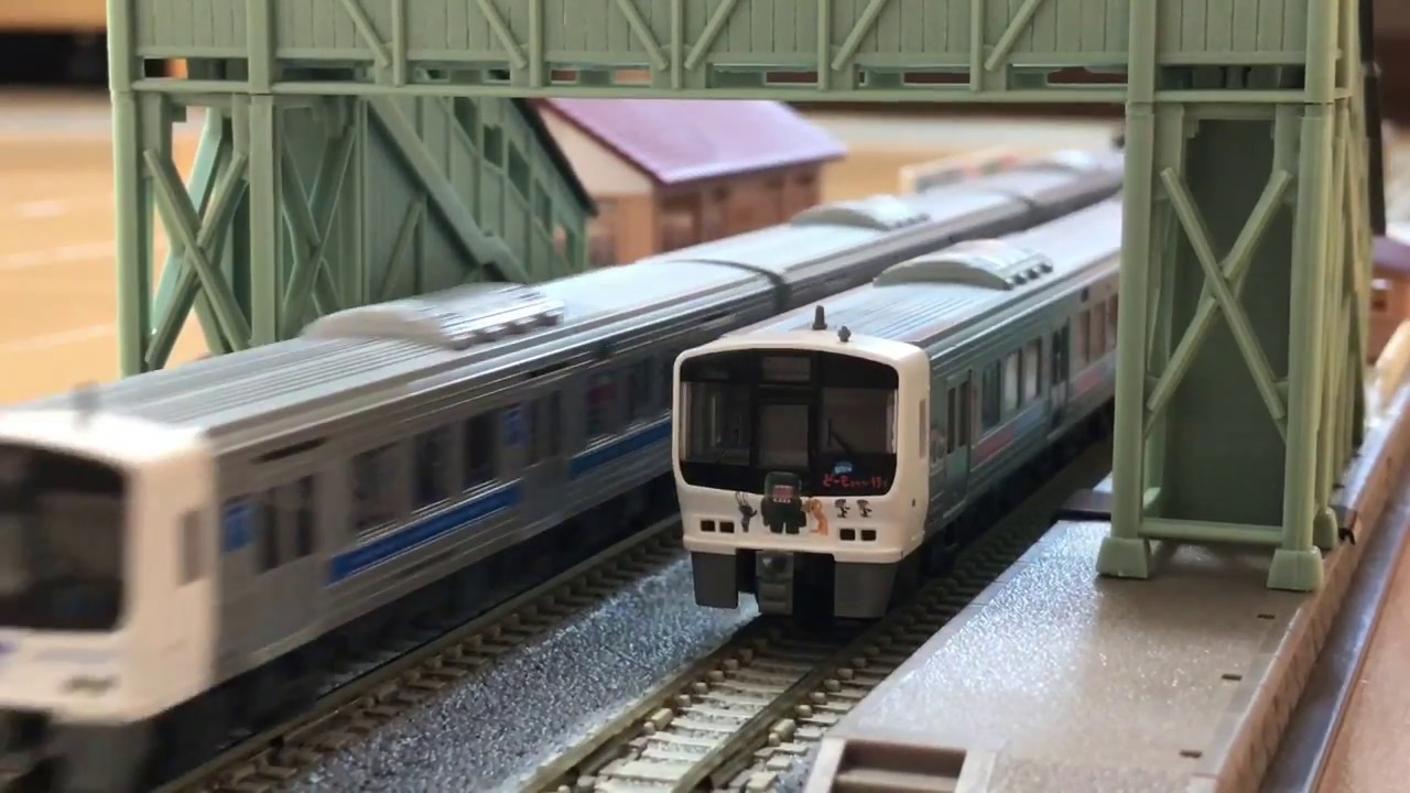 Nゲージ JR九州 811系1500番台PM1504 リニューアル車 - YouTube