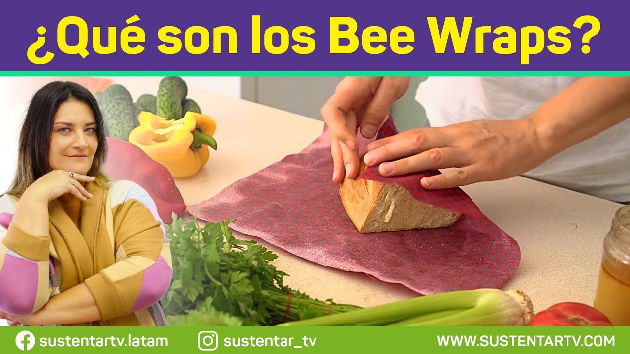 Envoltorios con cera de abeja para conservar alimentos de manera