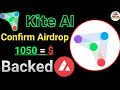 Kite AI Confirm Airdrop Backed By Avalanche || Step By Step full Prosess Hindi ||