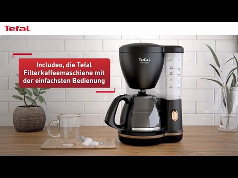 TEFAL Includeo Filterkaffeemaschine CM5338 - YouTube