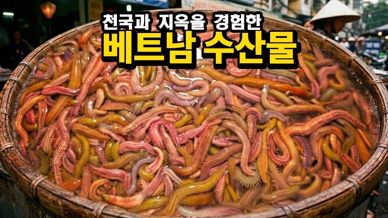 갯지렁이를 식용하는 나라 베트남, 그들이 먹는 기상천외한 수산물들