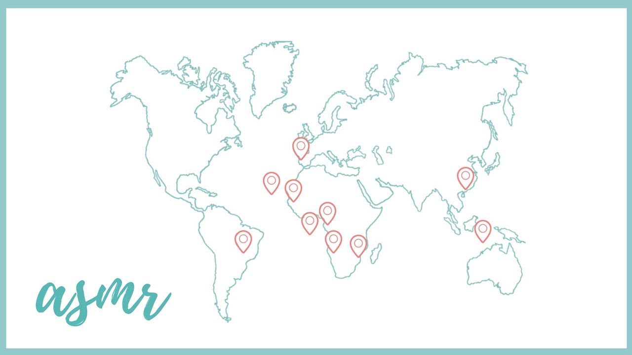 ASMR em Português - PAÍSES QUE FALAM PORTUGUÊS