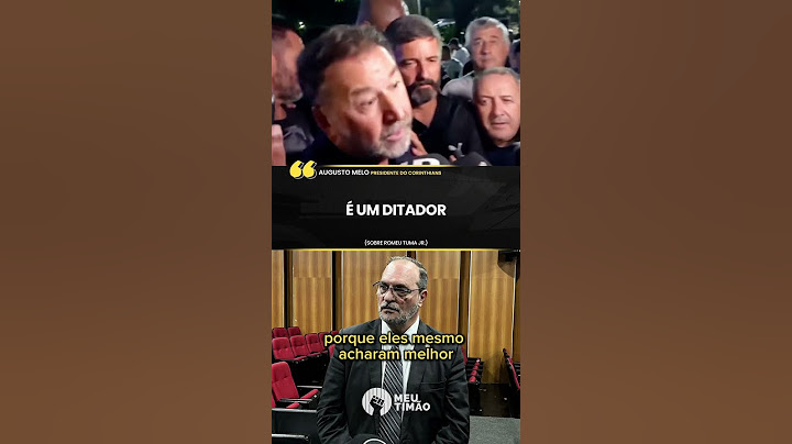 AUGUSTO MELO CRITICA FORTEMENTE ROMEU TUMA JR. APÓS SUSPENSÃO DA VOTAÇÃO DO SEU IMPEACHMENT