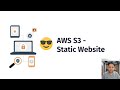 How to host static website manually on AWS S3