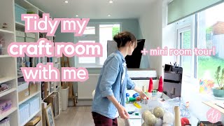 Tidy My Craft Room With Me + Mini Room Tour