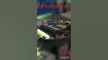 SCREEN PRINTING MACHINE & UV # CURING MACHINE # SPOT COATING