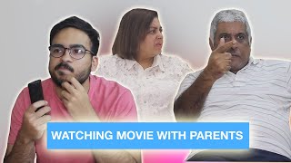 Watching movie with parents ⎜Super Sindhi