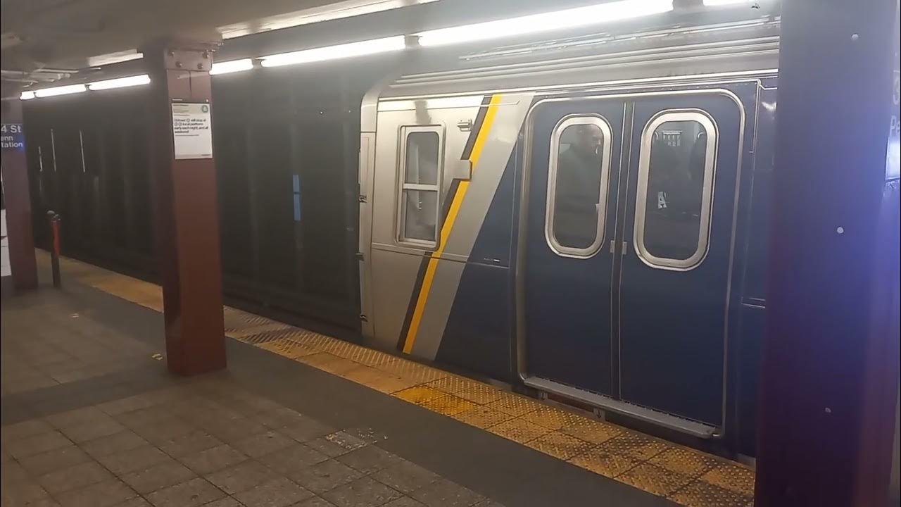 NYCS R211A A Train departing 34th StreetPenn Station YouTube