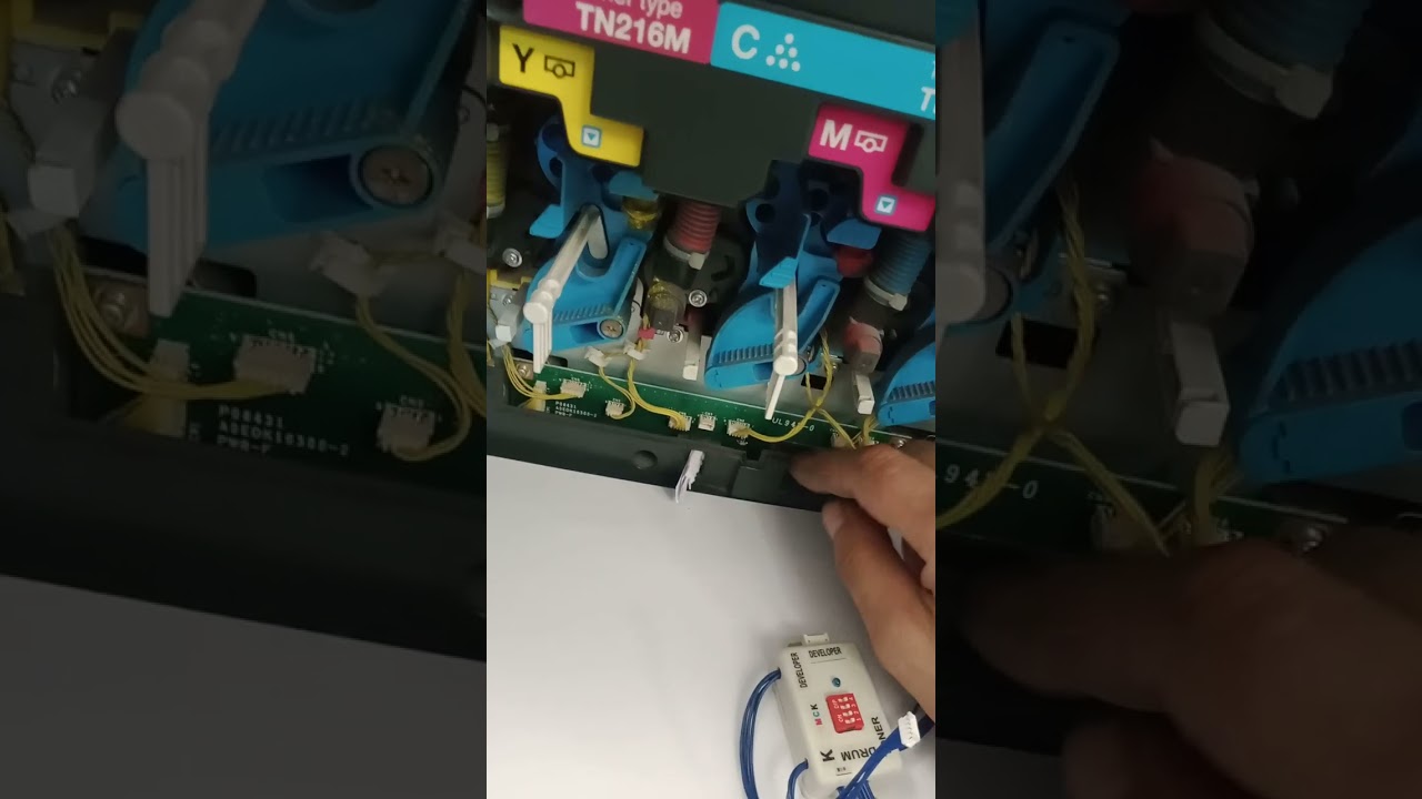 INEO+220 drum developer reset Konica Minolta  Reset Tool