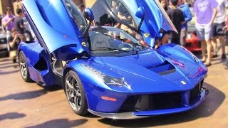 This is the only laferrari currently in state of washington, and it
definitely one prettiest. painted electric blue, which has a gradi...