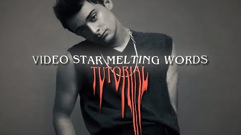 Video Star melting text tutorial #videostar #tutorial #videostartutorial #edittutorial #vsp #viral