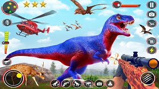 Real Dino Hunter 3D Hunting Games For Android Gameplay | T -rex Hunter | Jungle Dinosaur Hunting screenshot 4