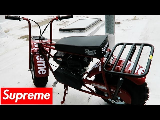 SUPREME Louis Vuitton MINI BIKE World's First Custom Wrap 