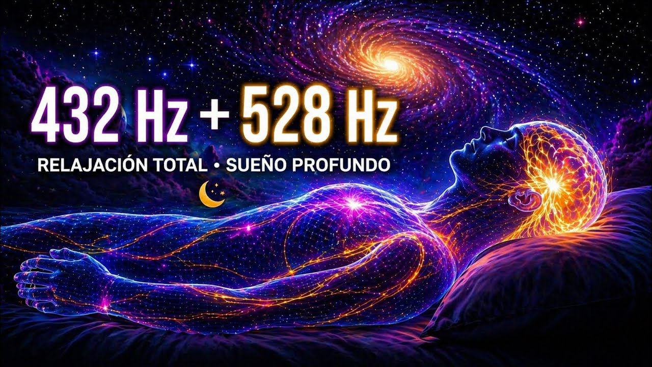 528Hz + 432Hz | Activa la sanación profunda de tu cuerpo mientras ...