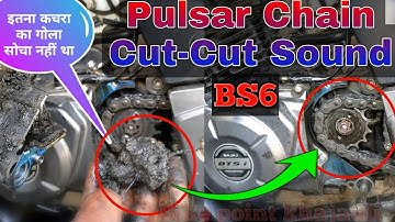 Pulsar 150 chain sound, Pulsar 150 chain noise, chain cut cut sound