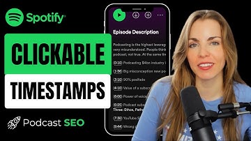 How To Add Spotify Podcast Chapters / CLICKABLE Timestamps