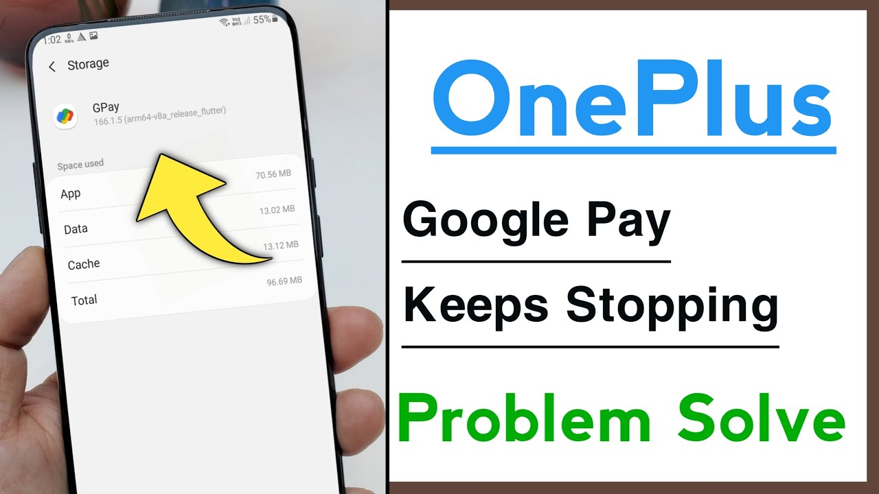 OnePlus Google Pay Keeps Stopping Problem Solve