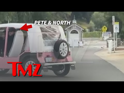 Pete Davidson And North West Joy Ride, Hang with Kim Kardashian's Family | TMZ