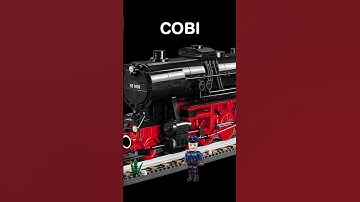 LEGO trains vs COBI trains #lego #cobi #shorts