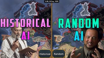 [HOI4] Historical vs Random AI - Double Timelapse