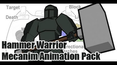 Unity3d Hammer Warrior Mecanim Animation Pack