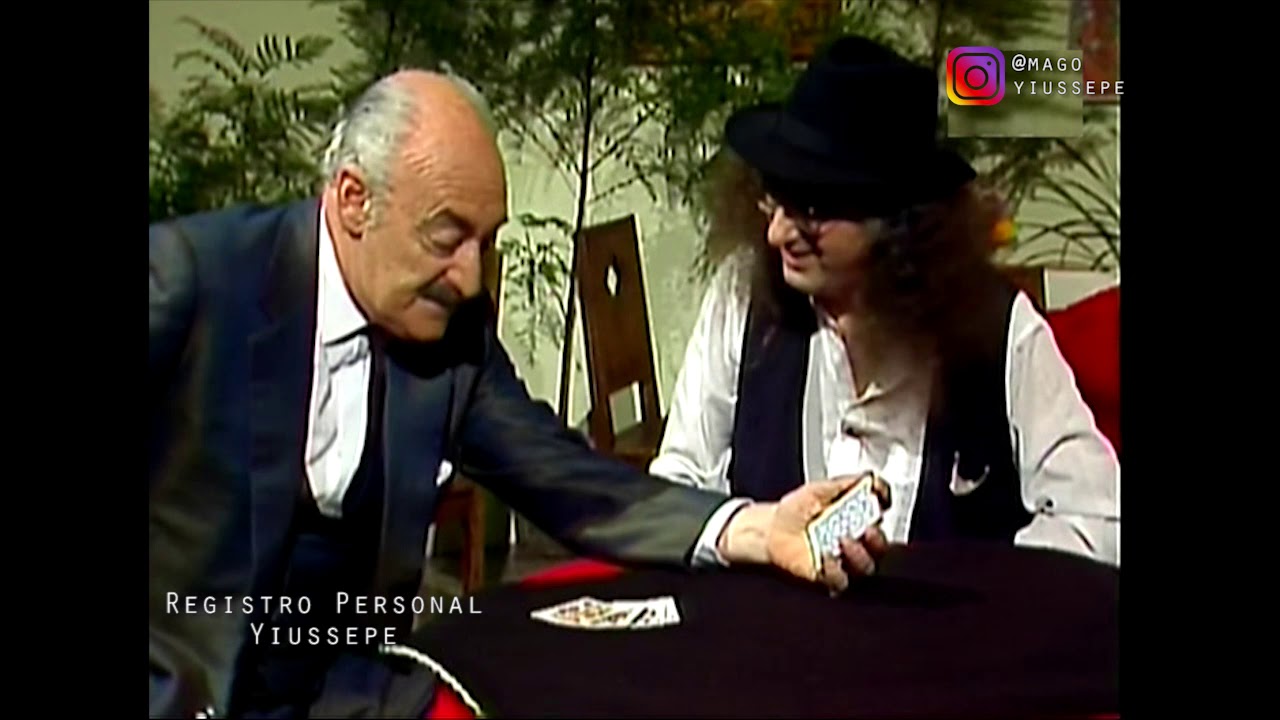 Rene Lavand y Juan Tamariz juntos por primera vez en Chile 1986