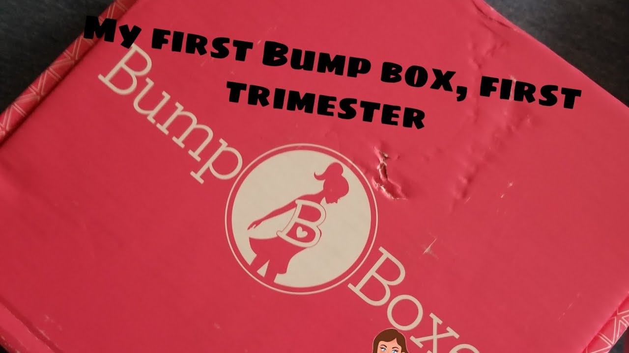 My first bump box, first trimester YouTube